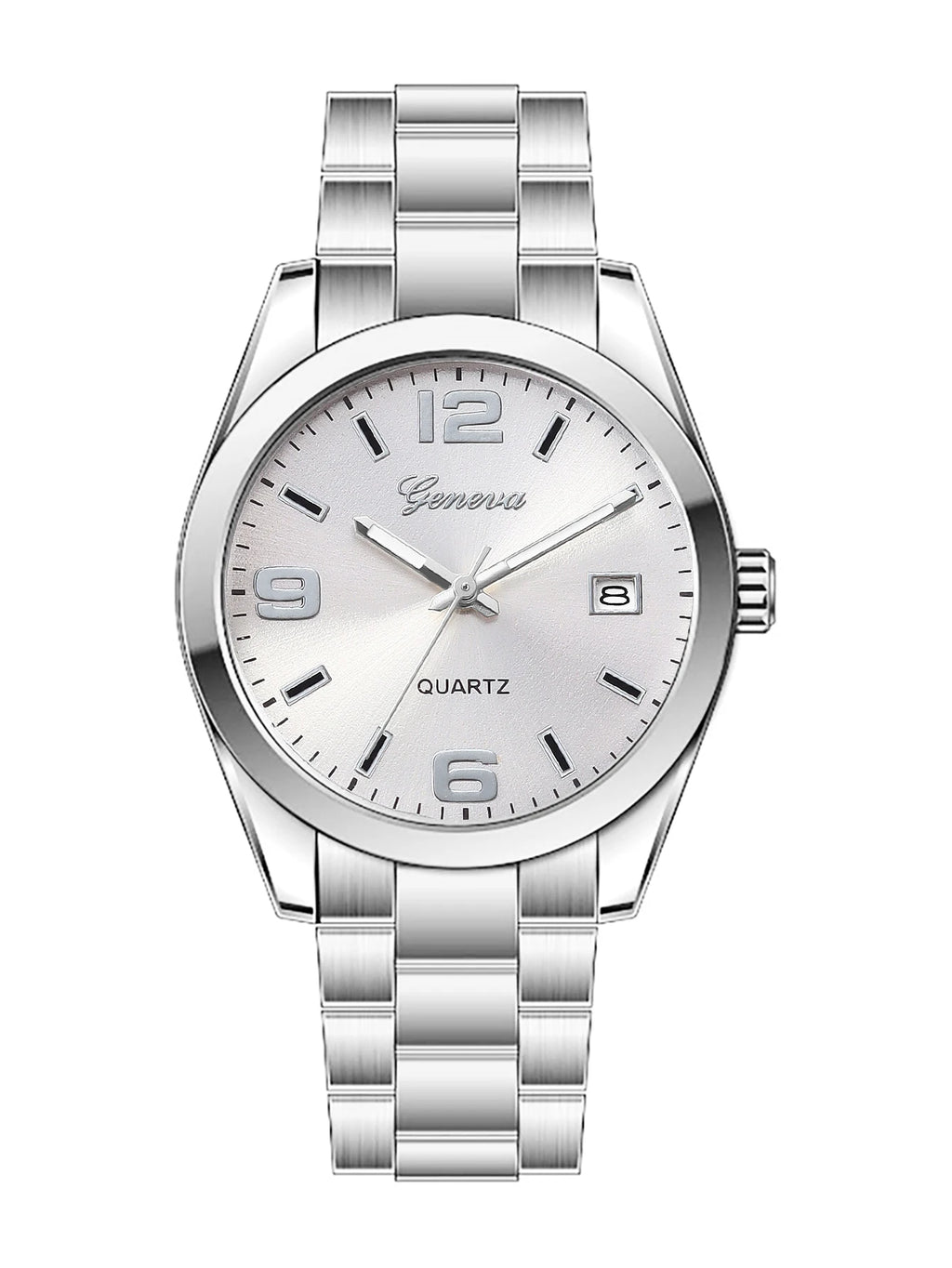 Montre à Quartz pour femmes, Design avec bracelet en acier.