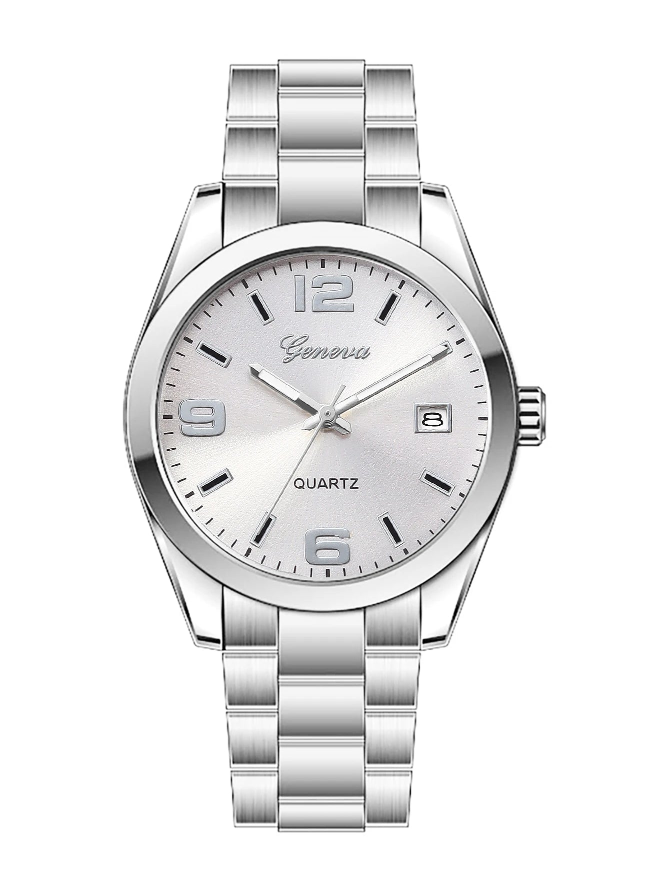 Montre à Quartz pour femmes, Design avec bracelet en acier.