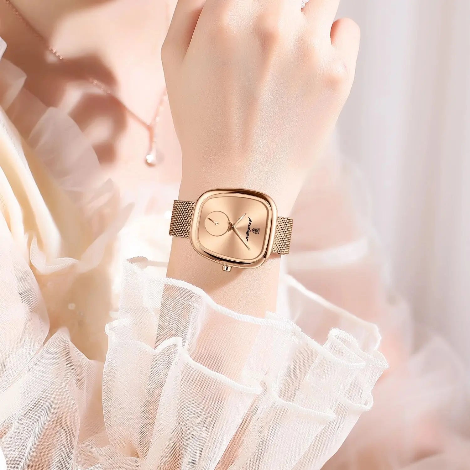 Montre de luxe femme montre étanche en acier inoxydable