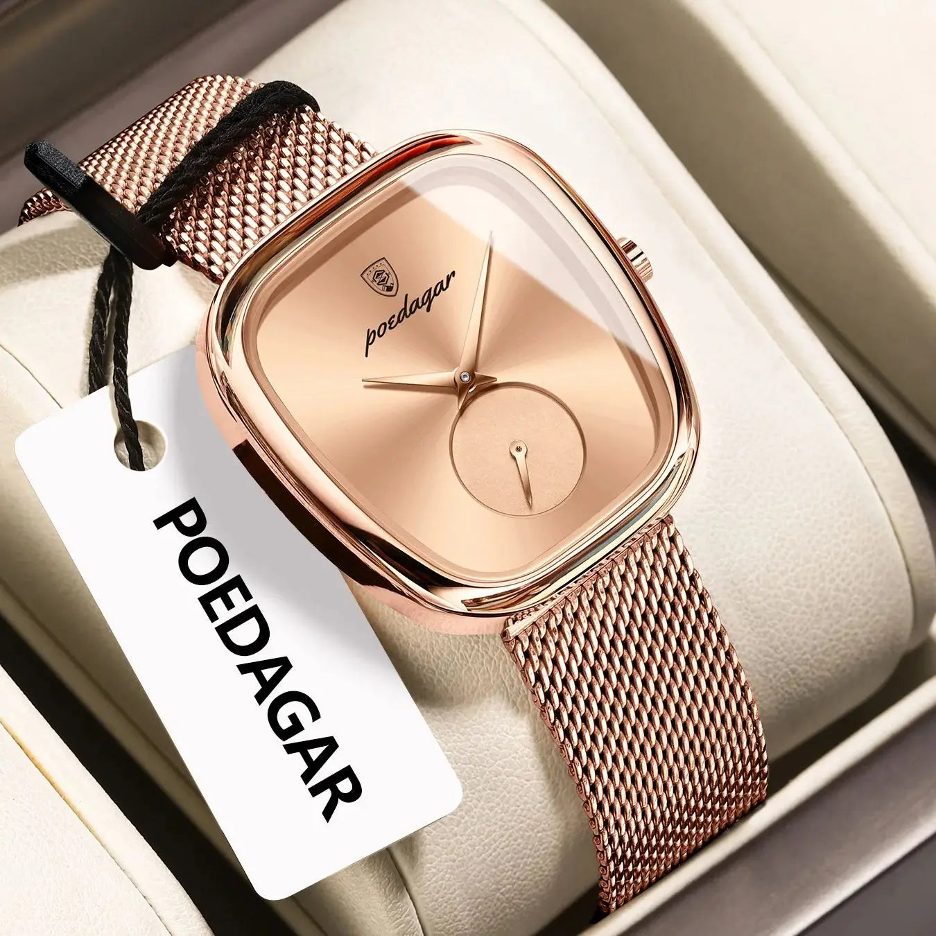 Montre de luxe femme montre étanche en acier inoxydable