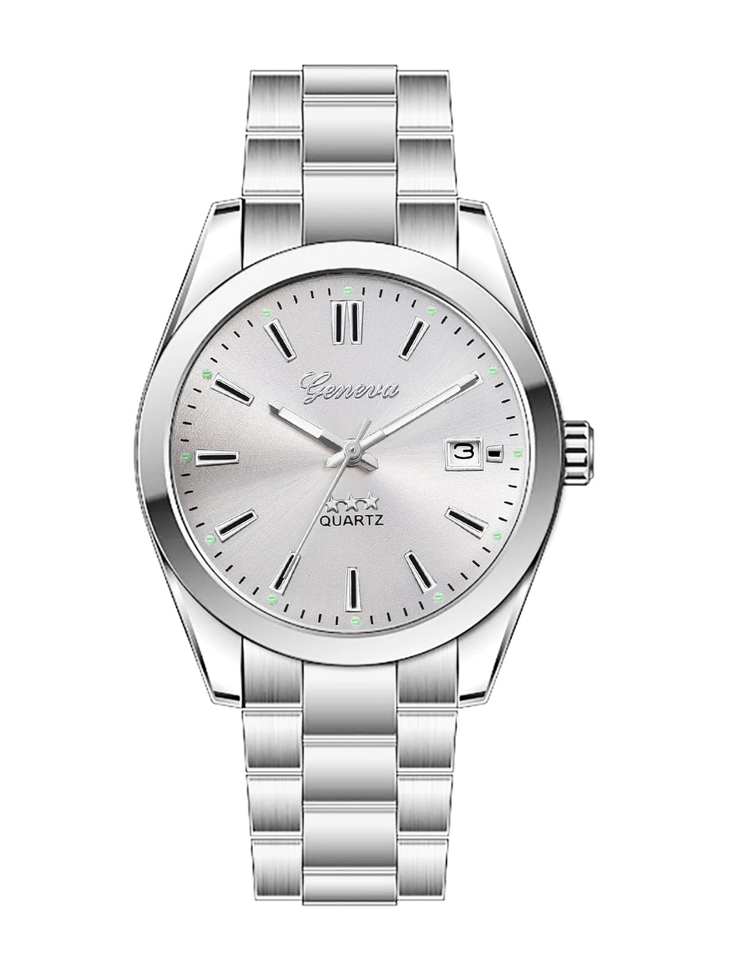 Montre à Quartz pour femmes, Design avec bracelet en acier.