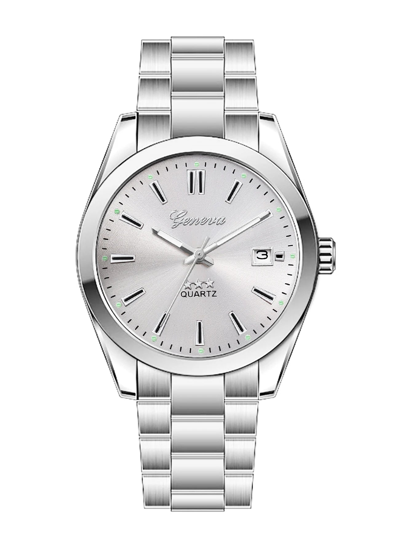 Montre à Quartz pour femmes, Design avec bracelet en acier.