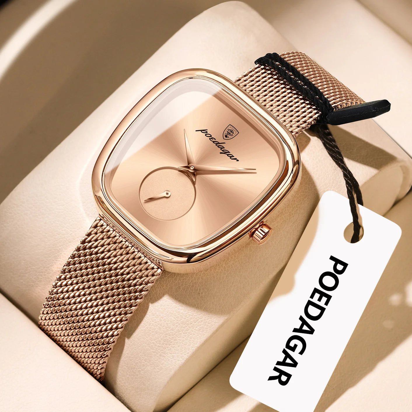 Montre de luxe femme montre étanche en acier inoxydable
