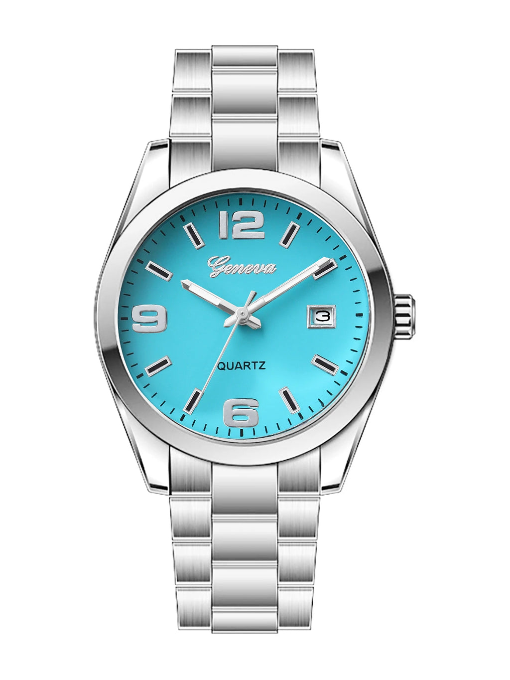 Montre à Quartz pour femmes, Design avec bracelet en acier.