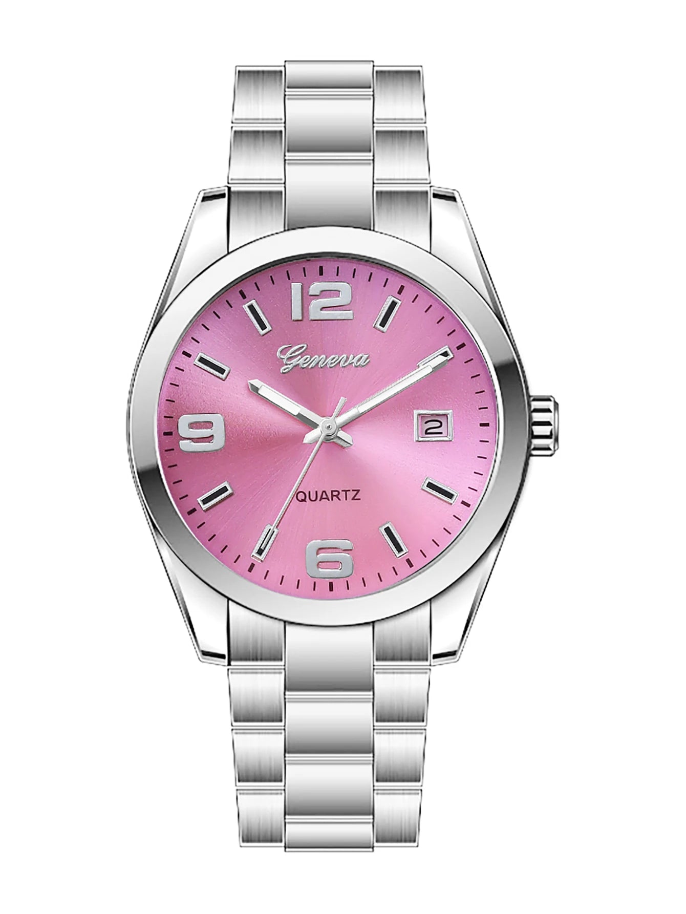 Montre à Quartz pour femmes, Design avec bracelet en acier.